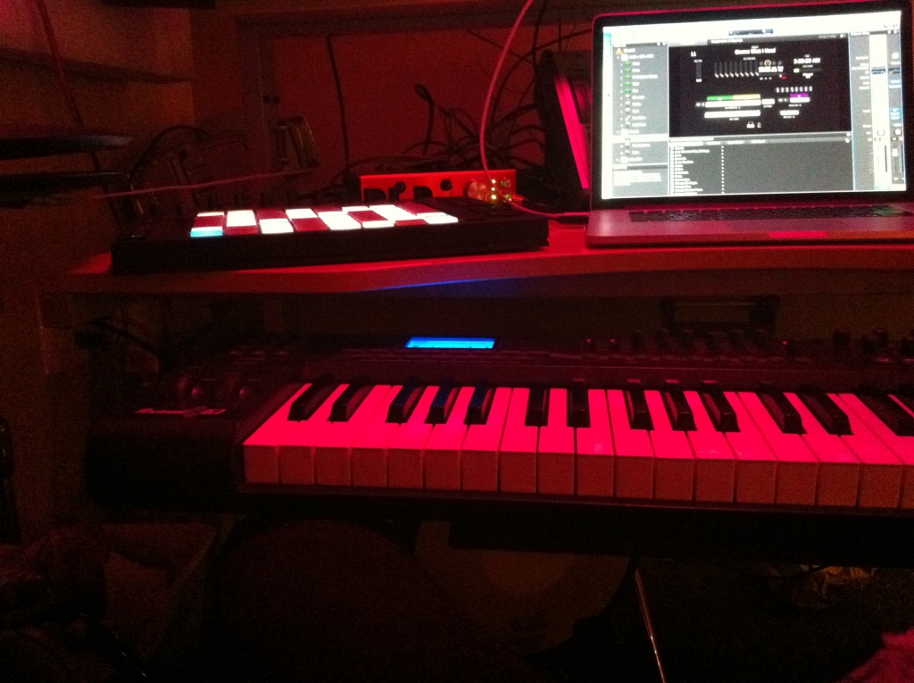 Recording studio room